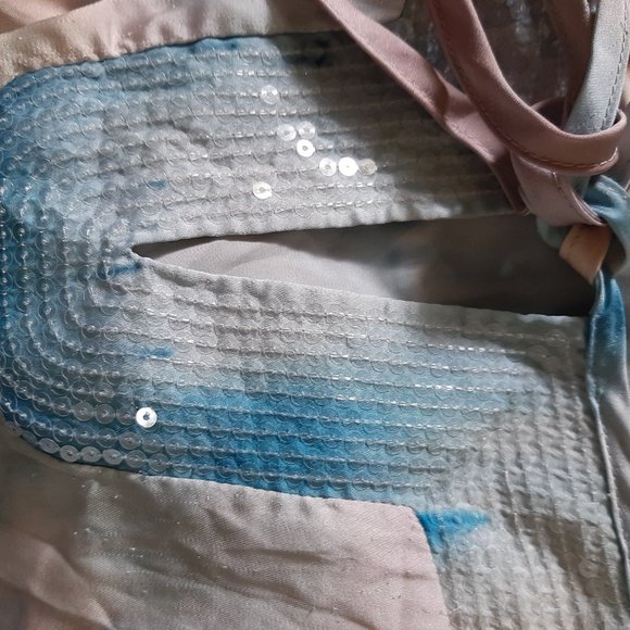 Anna Scott eurXS Peake Sequin Blouse Long Sleeve - Picture 6 of 8